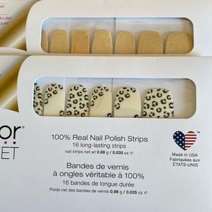 Set of 2 colorstreet nailstrips. Duo 12